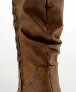 Forever Safety 53 Mid Calf Slouched Chunky Heeled Boot 11 Forever Safety 53 Mid Calf Slouched Chunky Heeled Boot