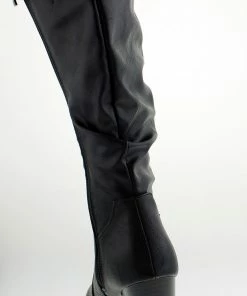 Forever Safety 53 Mid Calf Slouched Chunky Heeled Boot 8 Forever Safety 53 Mid Calf Slouched Chunky Heeled Boot