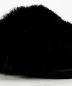 Lucky Top Salinas 22K Little Girls Faux Fur Band Slip On Sandals Girl's