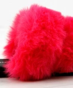 Lucky Top Salinas 22K Little Girls Faux Fur Band Slip On Sandals Girl's