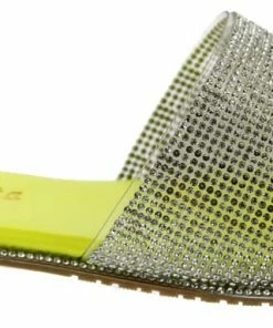 DD Lucita Sarah 01 Women's Rhinestone Flat Slides