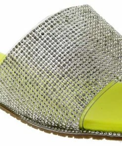 DD Lucita Sarah 01 Women's Rhinestone Flat Slides
