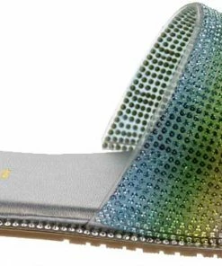 DD Lucita Sarah 06 Women's Rhinestone Flat Slides