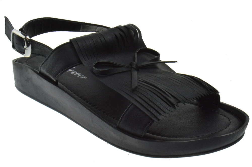 Forever Scope 03 Womans Fringe Ankle Strap Open Toe Sandal 2 Forever Scope 03 Womans Fringe Ankle Strap Open Toe Sandal