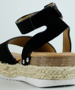 Forever Sensational-1KA Baby Girl's Strappy Platform Espadrille Sandals