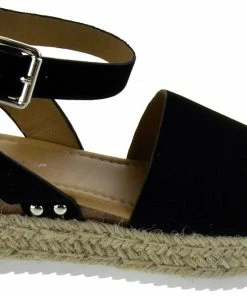 Forever Sensational 1 Womens Strappy Espadrille Wedges