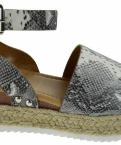 Forever Sensational 1 Womens Strappy Espadrille Wedges