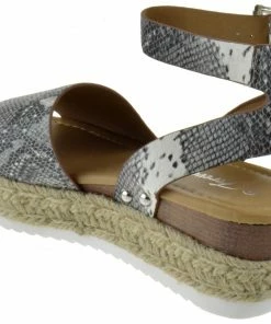 Forever Sensational 1 Womens Strappy Espadrille Wedges