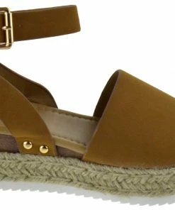 Forever Sensational 1 Womens Strappy Espadrille Wedges