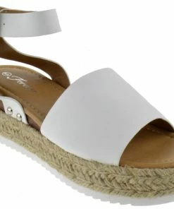 Forever Sensational 1 Womens Strappy Espadrille Wedges