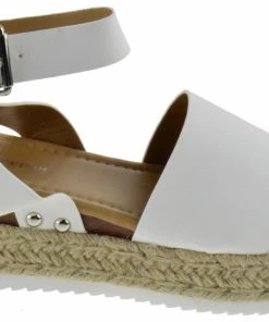 Forever Sensational 1 Womens Strappy Espadrille Wedges