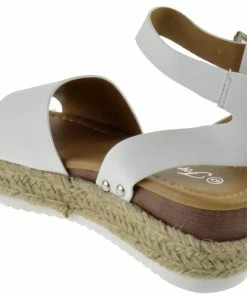 Forever Sensational 1 Womens Strappy Espadrille Wedges