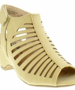 Soda Girl's Sandals Shake-IIH Girls Peep Toe Wedge Sandal