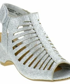 Soda Girl's Sandals Shake-IIH Girls Peep Toe Wedge Sandal