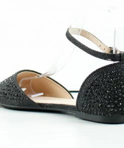 Forever Showy 82 Womens Pointed Toe Rhinestone Ballerina Flats Women's 8 Forever Showy 82 Womens Pointed Toe Rhinestone Ballerina Flats Women's