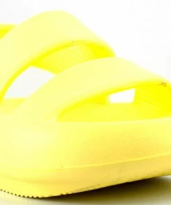 YOKI Sia Women's Double Band Platform Rubber Sandals