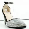 Forever Songful 1 Women's Closed Toe Rhinestone Dress Heels