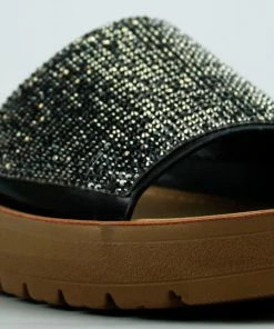 Top Moda Stephanie 22 Women's Comfort Rhinestone Slip On Sandals