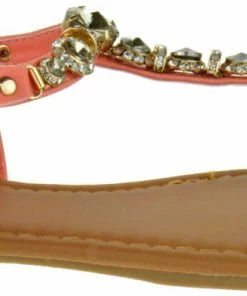 SHOE BARGAIN WAREHOUSE (WWW.SBWSHOES.COM) TL 35 Women's Rhinestone Thong Sandals