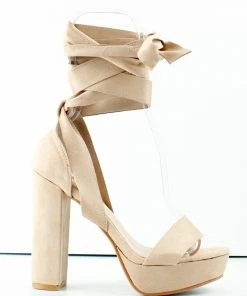 Forever Taste 92 Womens Platform Block Heel Lace Up Sandals Women's