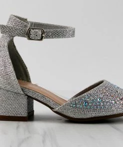 Top Moda Tate-6k Little Girls Low Block Heeled Round Toe Sandals Girl's