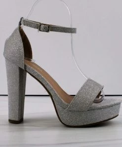 Top Moda Thomas-52 Womens Open Toe Platform Block Heel Sandals Women's