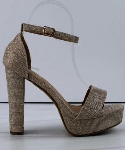 Top Moda Thomas-52 Womens Open Toe Platform Block Heel Sandals Women's