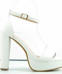 Top Moda Thomas-52 Womens Open Toe Platform Block Heel Sandals Women's