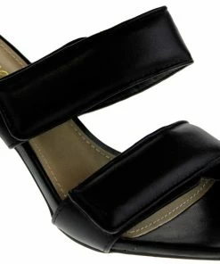 Lemonade Thought So Womens Detachable Double Strap Backless Square Toed Heel Women's