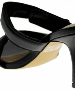 Lemonade Thought So Womens Detachable Double Strap Backless Square Toed Heel Women's