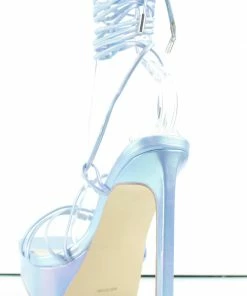 Bamboo Thrilling 03 Womens Strappy Wrap Up Platform Stiletto Sandals Women's