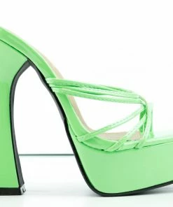 Lemonade Trust Fund Womens Platform Stiletto Strappy Open Heel Sandals