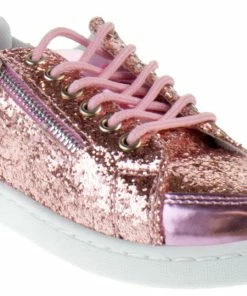 Forever Ultra 49 Women's Glitter Lace Up Sneaker