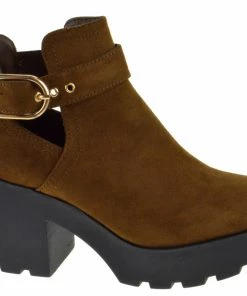 SHOE BARGAIN WAREHOUSE (WWW.SBWSHOES.COM) Vista 05 Women's Chunky Platform Ankle Bootie