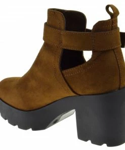 SHOE BARGAIN WAREHOUSE (WWW.SBWSHOES.COM) Vista 05 Women's Chunky Platform Ankle Bootie