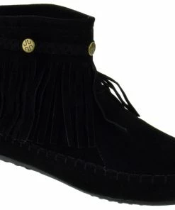 Shoe Dezigns Women's Western 19 Womens Fringe Moccasin Ankle Boots