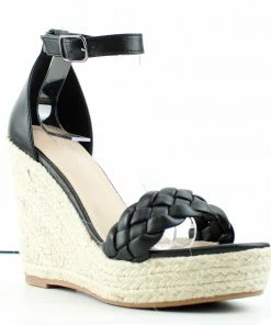 Forever Winn 93 Womens Wedge Espadrille Ankle Strap Sandals