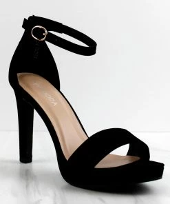 Top Moda Yanira-2 Womens Open Toe Single Band Stiletto Sandals Women's