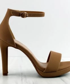 Top Moda Yanira-2 Womens Open Toe Single Band Stiletto Sandals Women's