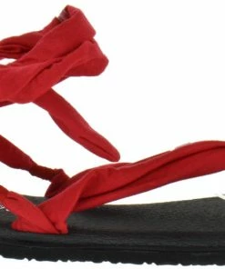 Forever Yoga 1 Womens Wrap Around Sling Flat Sandals Women's