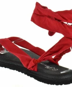 Forever Yoga 1 Womens Wrap Around Sling Flat Sandals Women's