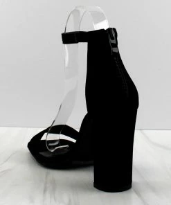 Top Moda Women's Alexis-1 Womens Opened Toe Heeled Single Strap Sandals