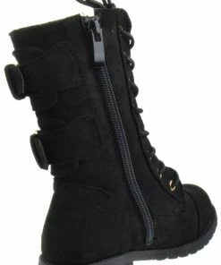 Link Mango 73k Girls Zip And Tie Up Knee High Boot Girl's