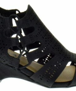 Soda ZUKA-11S Little Girls Cut Out Peep Toe Sandals