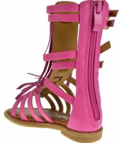 Link Savannah 3KA Baby Girls Gladiator Flat Zip Up Sandals 11 Link Savannah 3KA Baby Girls Gladiator Flat Zip Up Sandals
