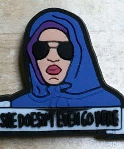 She Doesn't Even Go Here Rubber Shoe Charms