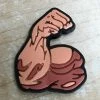 Muscle Arm Rubber Shoe Charms