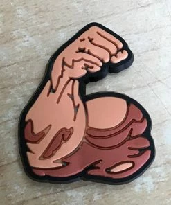 Muscle Arm Rubber Shoe Charms