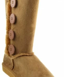 SBW Shoes Aling 33 Womens 4 Button Shearling Boots 8 SBW Shoes Aling 33 Womens 4 Button Shearling Boots
