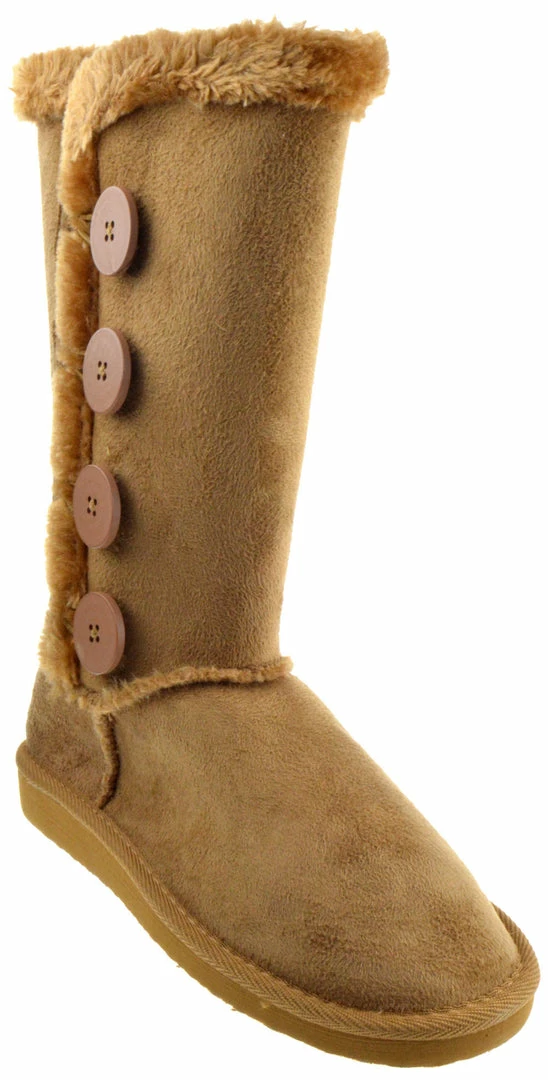 SBW Shoes Aling 33 Womens 4 Button Shearling Boots 3 SBW Shoes Aling 33 Womens 4 Button Shearling Boots